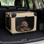 DogBedHouse Foldable & Ventilated Car Kennel (Small)