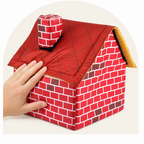DogBedHouse Foldable Warm Plush Pet House