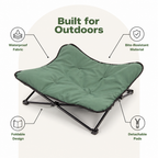 DogBedHouse Foldable Waterproof & Bite-Resistant Pet Bed (Detachable Pads)