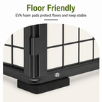 DogBedHouse Foldable Wood & Steel Pet Playpen