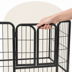 DogBedHouse Foldable Wood & Steel Pet Playpen
