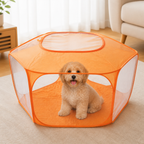 DogBedHouse Foldable Zipper Top Pet Playpen