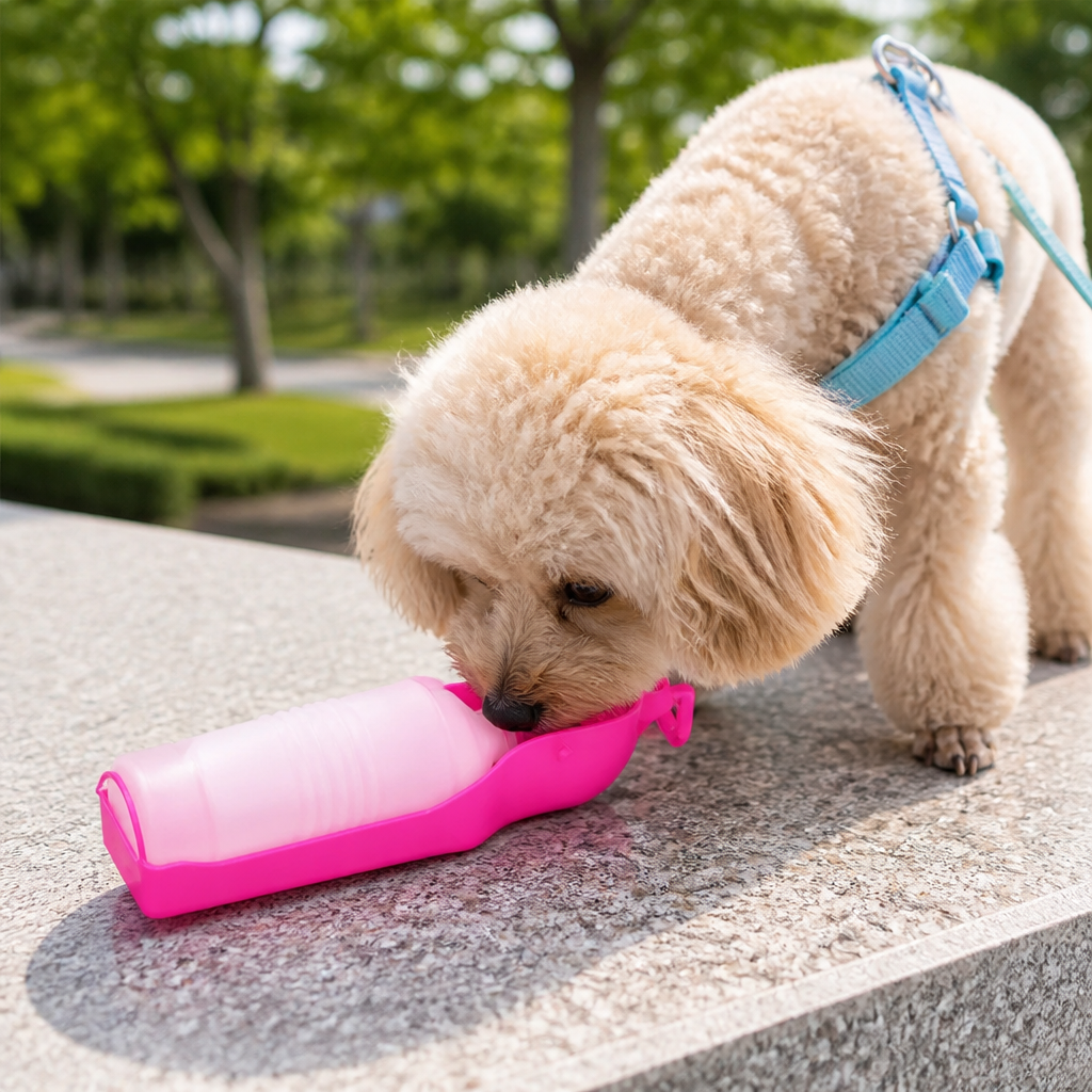 DogBedHouse Food-Grade One-Hand Dog Water Bottle