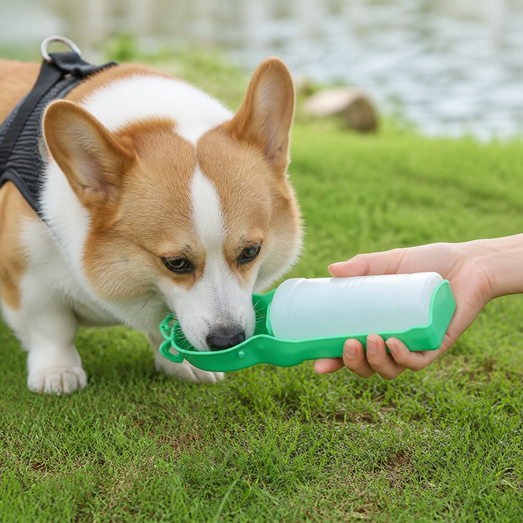 DogBedHouse Food-Grade One-Hand Dog Water Bottle