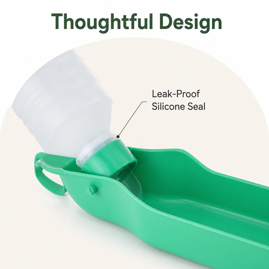 DogBedHouse Food-Grade One-Hand Dog Water Bottle