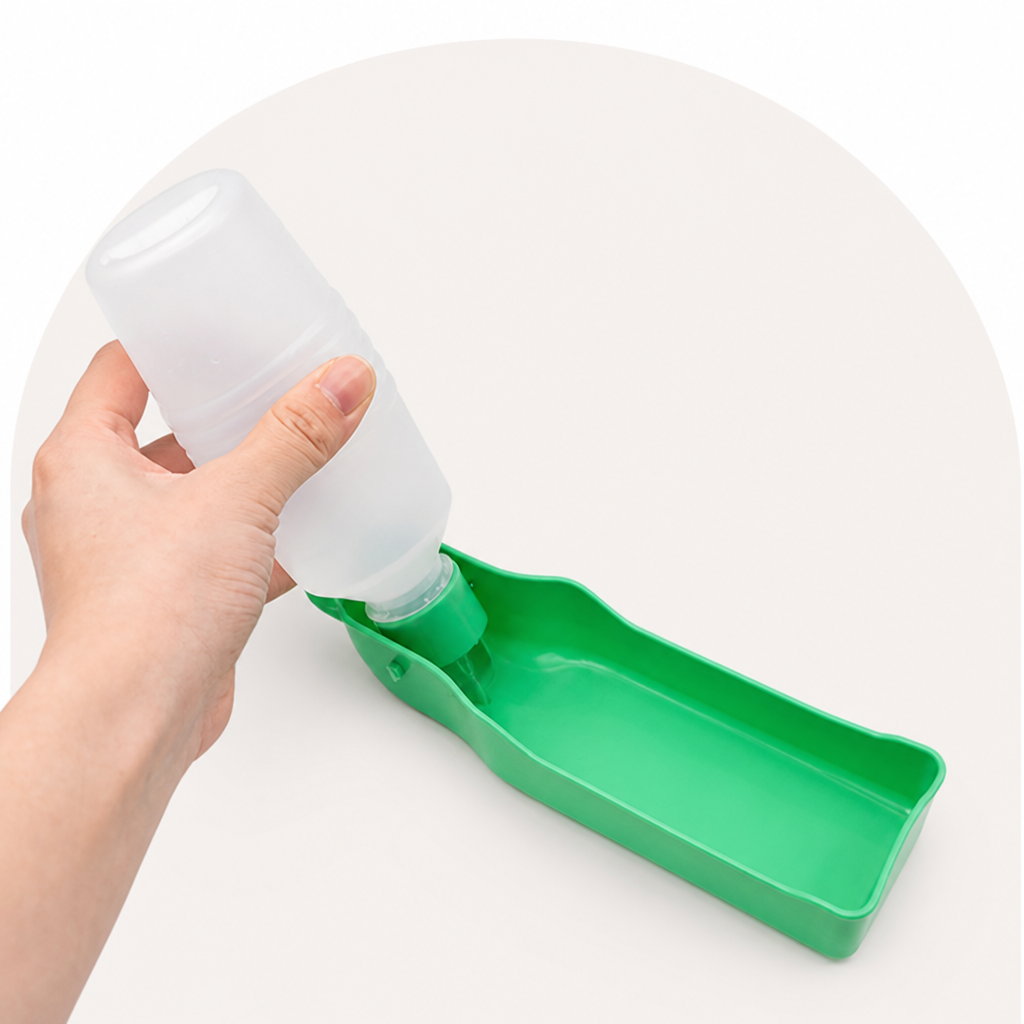 DogBedHouse Food-Grade One-Hand Dog Water Bottle