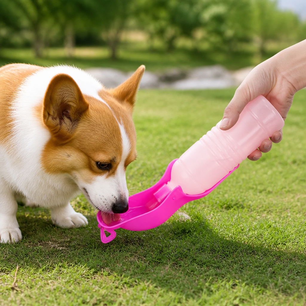 DogBedHouse Food-Grade One-Hand Dog Water Bottle