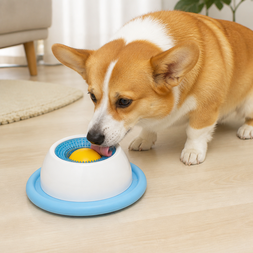 DogBedHouse Food-Grade Silicone & Non-Slip Lick Mat (Slow Feeder)