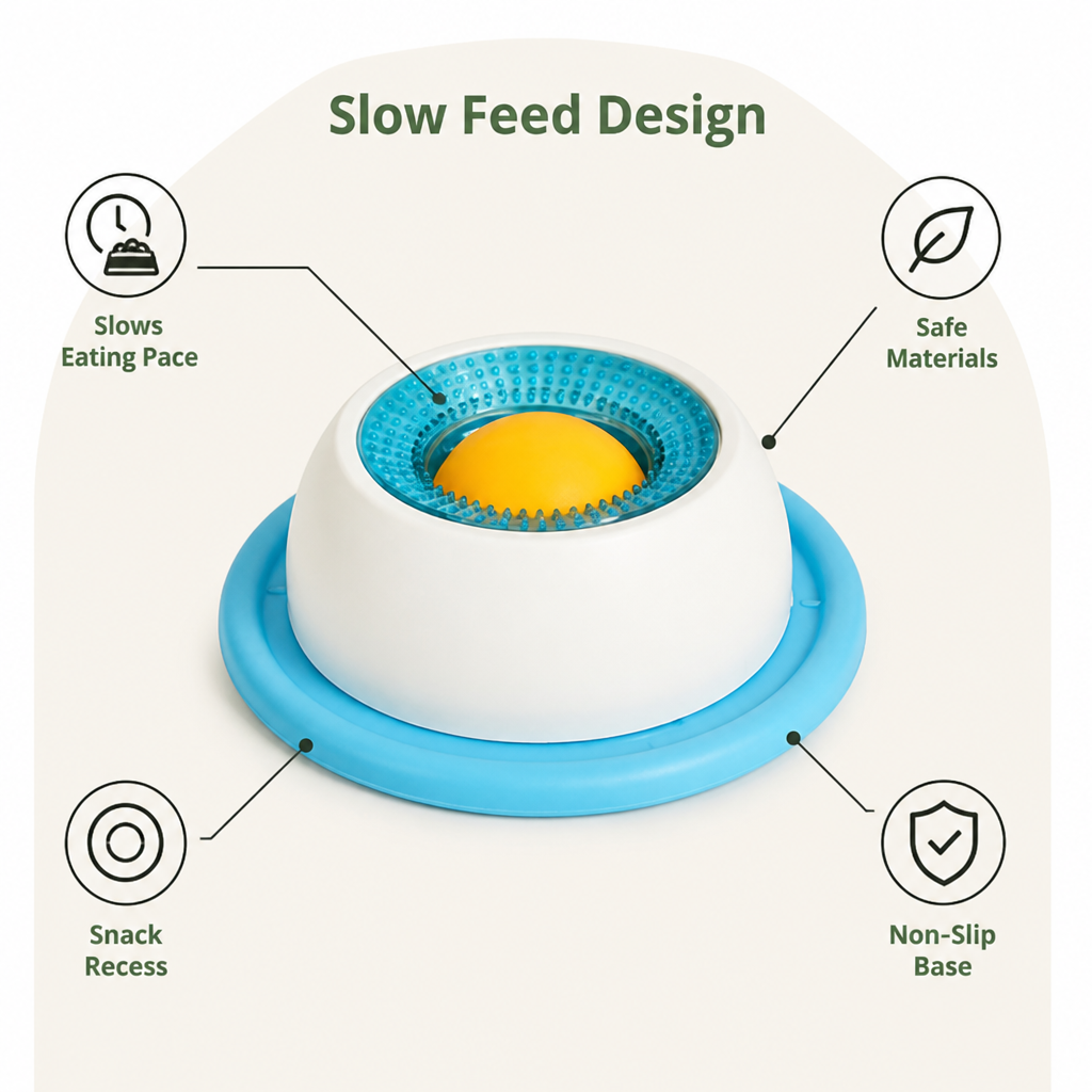 DogBedHouse Food-Grade Silicone & Non-Slip Lick Mat (Slow Feeder)