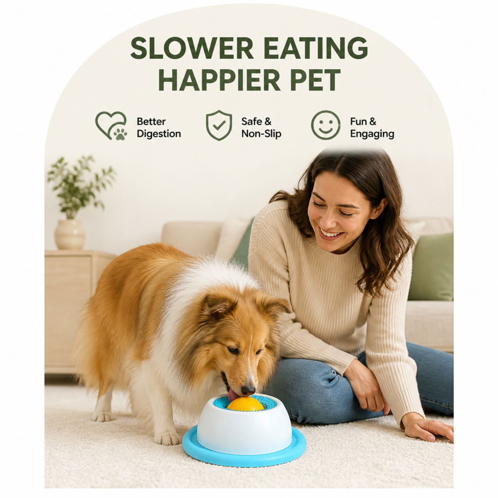 DogBedHouse Food-Grade Silicone & Non-Slip Lick Mat (Slow Feeder)