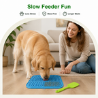 DogBedHouse Food-Grade Silicone & Strong Suction Slow Feeder Mat (64 Suction Cups)