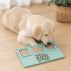 DogBedHouse Food-Grade Silicone Suction-Cup Licking Mat (4-Section)