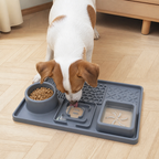 DogBedHouse Food-Grade Silicone Suction-Cup Licking Mat (4-Section)