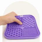 DogBedHouse Food-Grade Silicone Suction-Cup Licking Mat (4-Section)