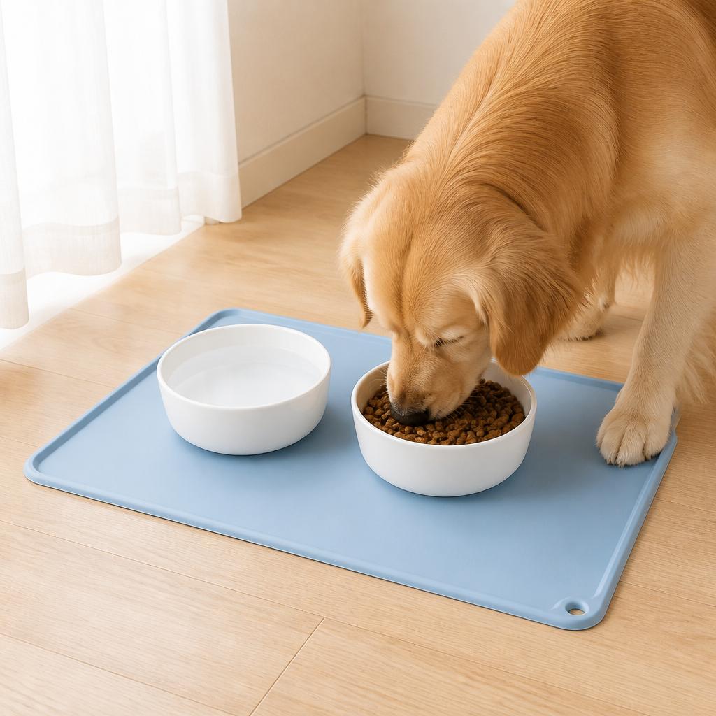DogBedHouse Food-Grade Silicone Waterproof & Non-Slip Feeding Mat
