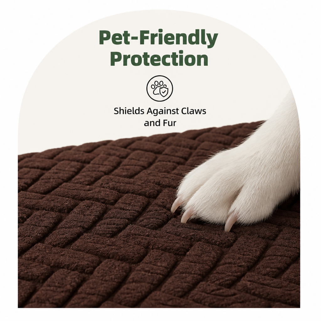 DogBedHouse Four-Way Stretch & Non-Slip Sofa Cover (T-Shaped)