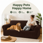 DogBedHouse Four-Way Stretch & Non-Slip Sofa Cover (T-Shaped)