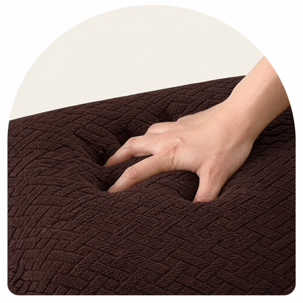 DogBedHouse Four-Way Stretch & Non-Slip Sofa Cover (T-Shaped)