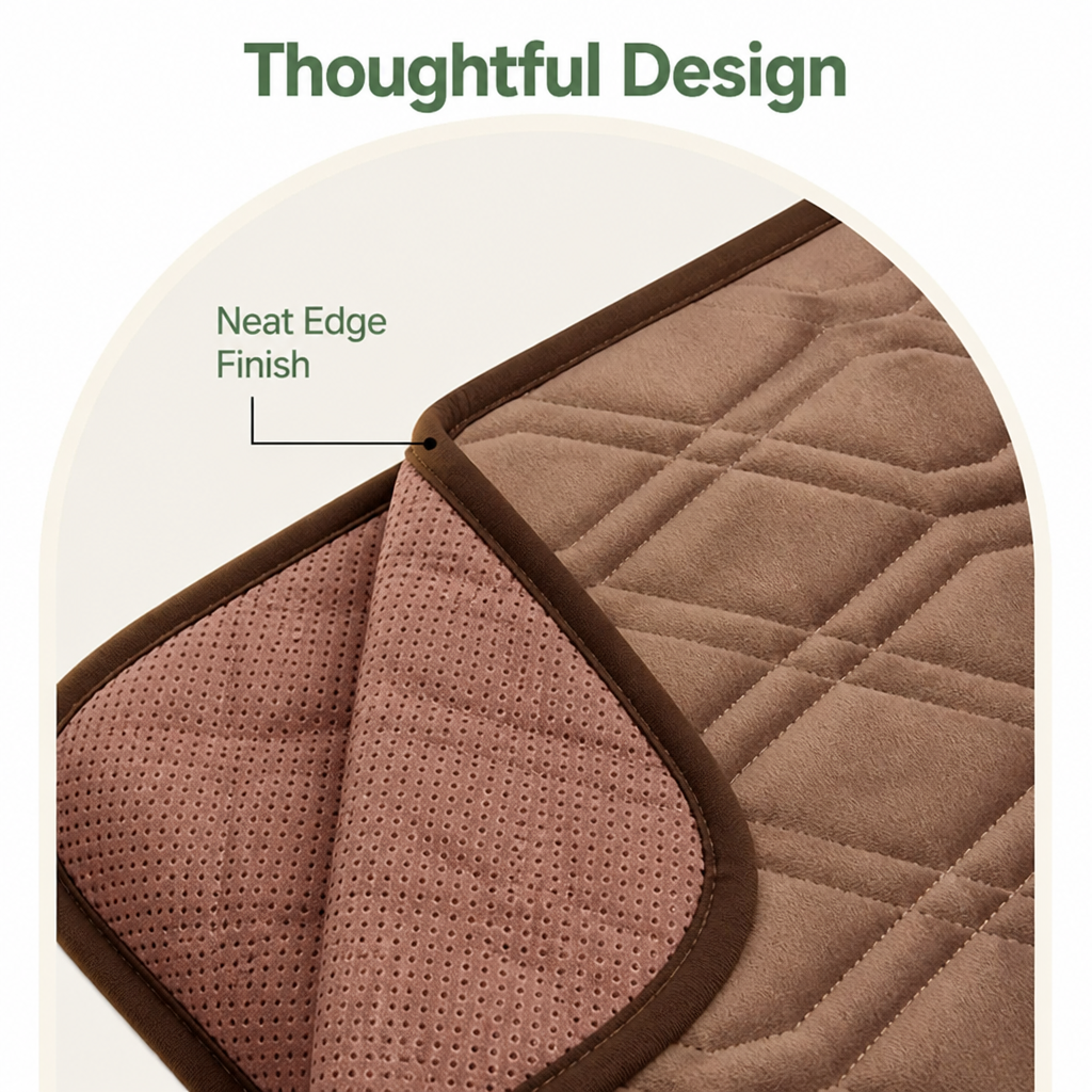 DogBedHouse Geometric Scratch & Stain-Resistant Sofa Cover (L-Shaped)