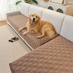 DogBedHouse Geometric Scratch & Stain-Resistant Sofa Cover (L-Shaped)
