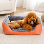 DogBedHouse Handmade Donut Plush Bolster Bed (Multiple Sizes)
