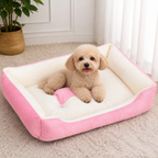 DogBedHouse Handmade Donut Plush Bolster Bed (Multiple Sizes)