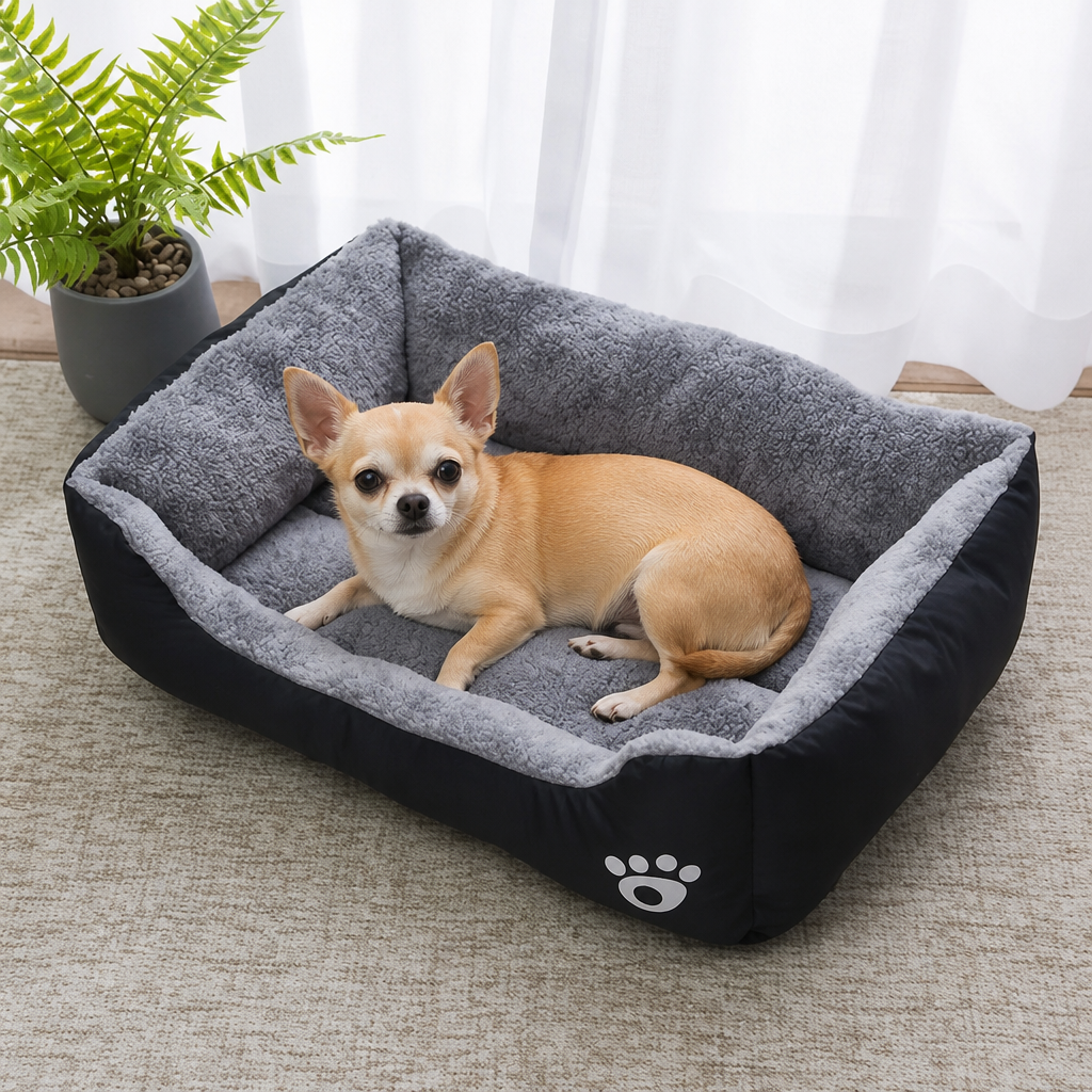 DogBedHouse Handmade Donut Plush Bolster Bed (Multiple Sizes)
