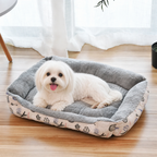 DogBedHouse Handmade Donut Plush Bolster Bed (Multiple Sizes)