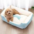 DogBedHouse Handmade Donut Plush Bolster Bed (Multiple Sizes)