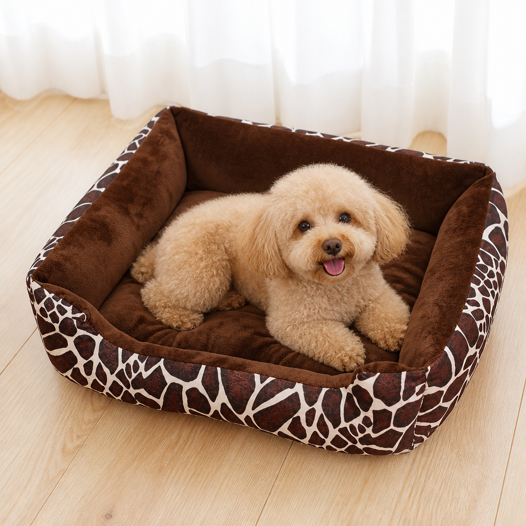 DogBedHouse Handmade Donut Plush Bolster Bed (Multiple Sizes)