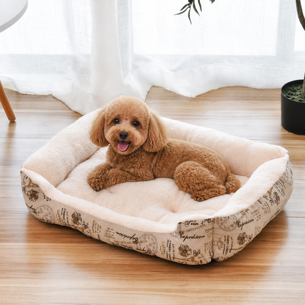 DogBedHouse Handmade Donut Plush Bolster Bed (Multiple Sizes)
