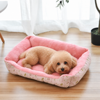 DogBedHouse Handmade Donut Plush Bolster Bed (Multiple Sizes)