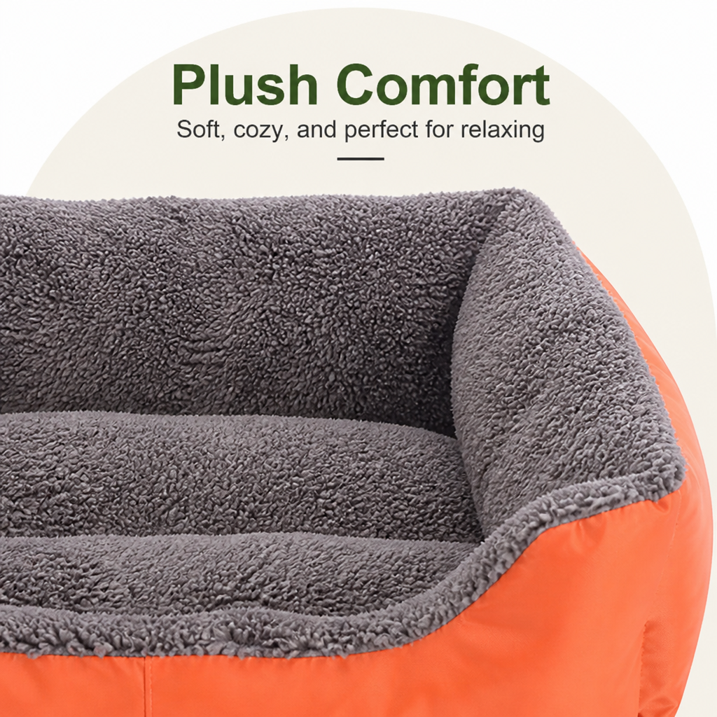 DogBedHouse Handmade Donut Plush Bolster Bed (Multiple Sizes)