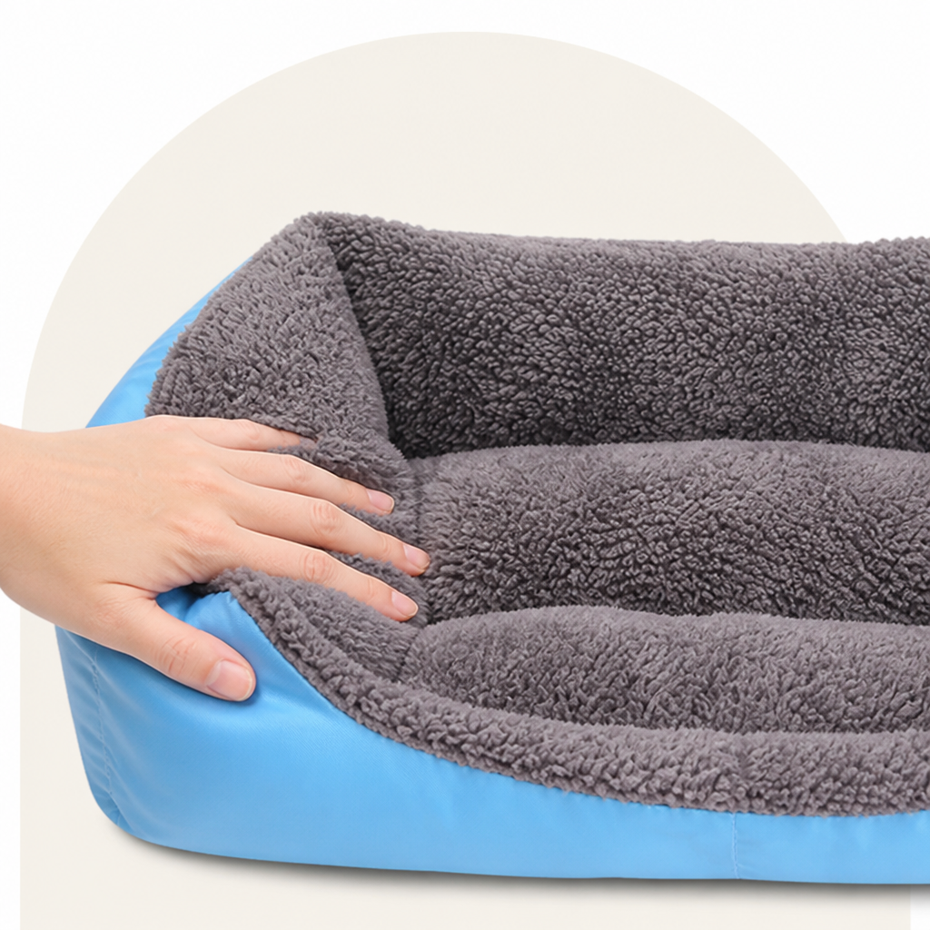 DogBedHouse Handmade Donut Plush Bolster Bed (Multiple Sizes)