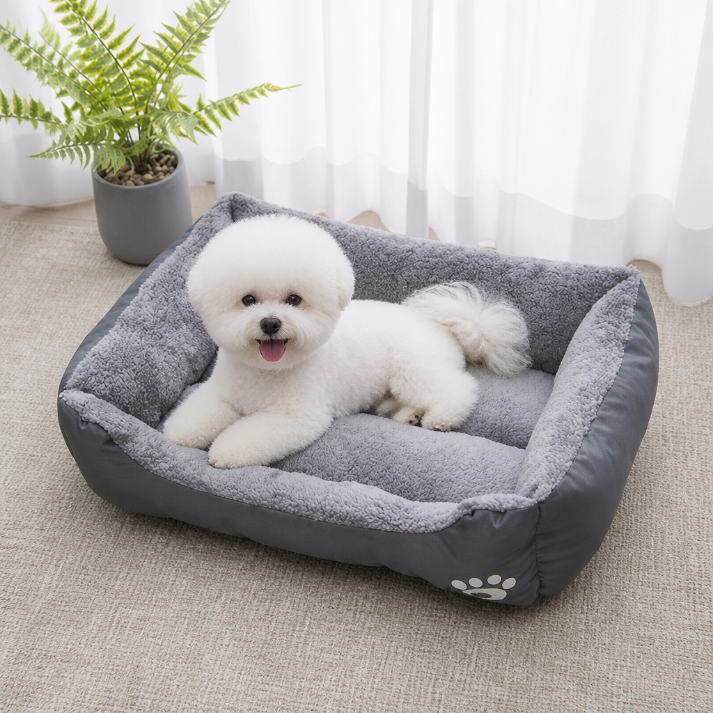 DogBedHouse Handmade Donut Plush Bolster Bed (Multiple Sizes)