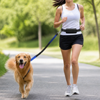 DogBedHouse Hands-Free Adjustable Waist & Chest Dog Leash
