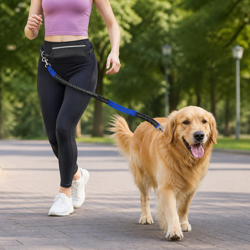 DogBedHouse Hands-Free Adjustable Waist & Chest Dog Leash