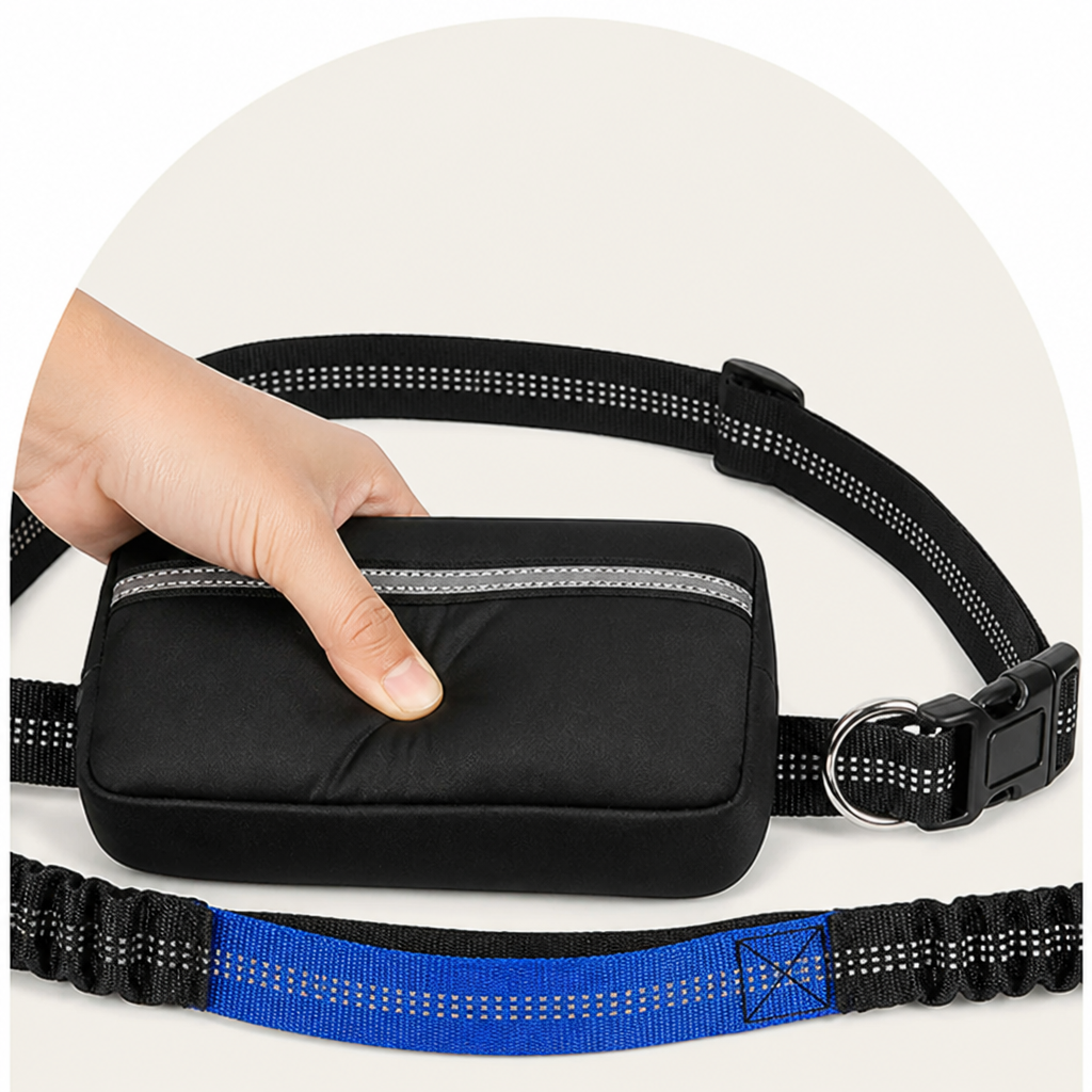 DogBedHouse Hands-Free Adjustable Waist & Chest Dog Leash