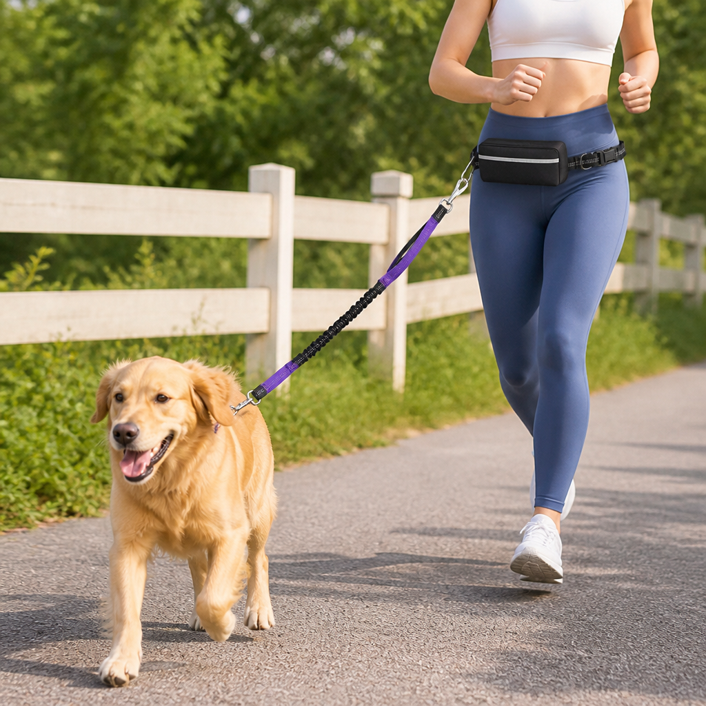 DogBedHouse Hands-Free Adjustable Waist & Chest Dog Leash
