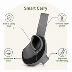 DogBedHouse Hands-Free Breathable Sling Carrier (Safety Hook)