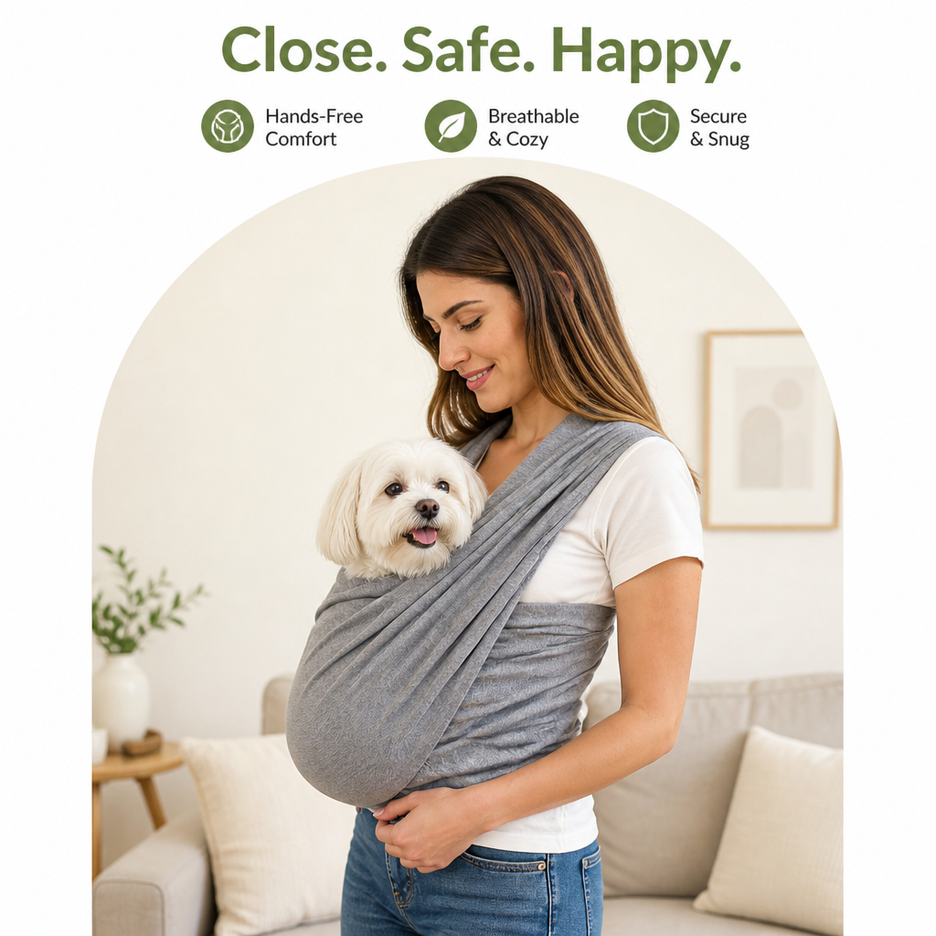 DogBedHouse Hands-Free Front-Facing Breathable Mesh Carrier Sling