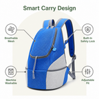DogBedHouse Hands-Free & Safety Lock Oxford Mesh Dog Carrier Backpack (Machine-Washable)