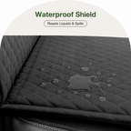 DogBedHouse Hard-Bottom & Waterproof Car Seat Extender (Removable Washable Cover)