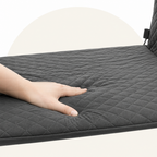 DogBedHouse Hard-Bottom & Waterproof Car Seat Extender (Removable Washable Cover)
