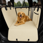 DogBedHouse Hard-Bottom & Waterproof Car Seat Extender (Removable Washable Cover)