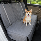 DogBedHouse Heavy-Duty 600D Oxford Waterproof & Non-Slip Back Seat Cover (Zippered Seat Access)