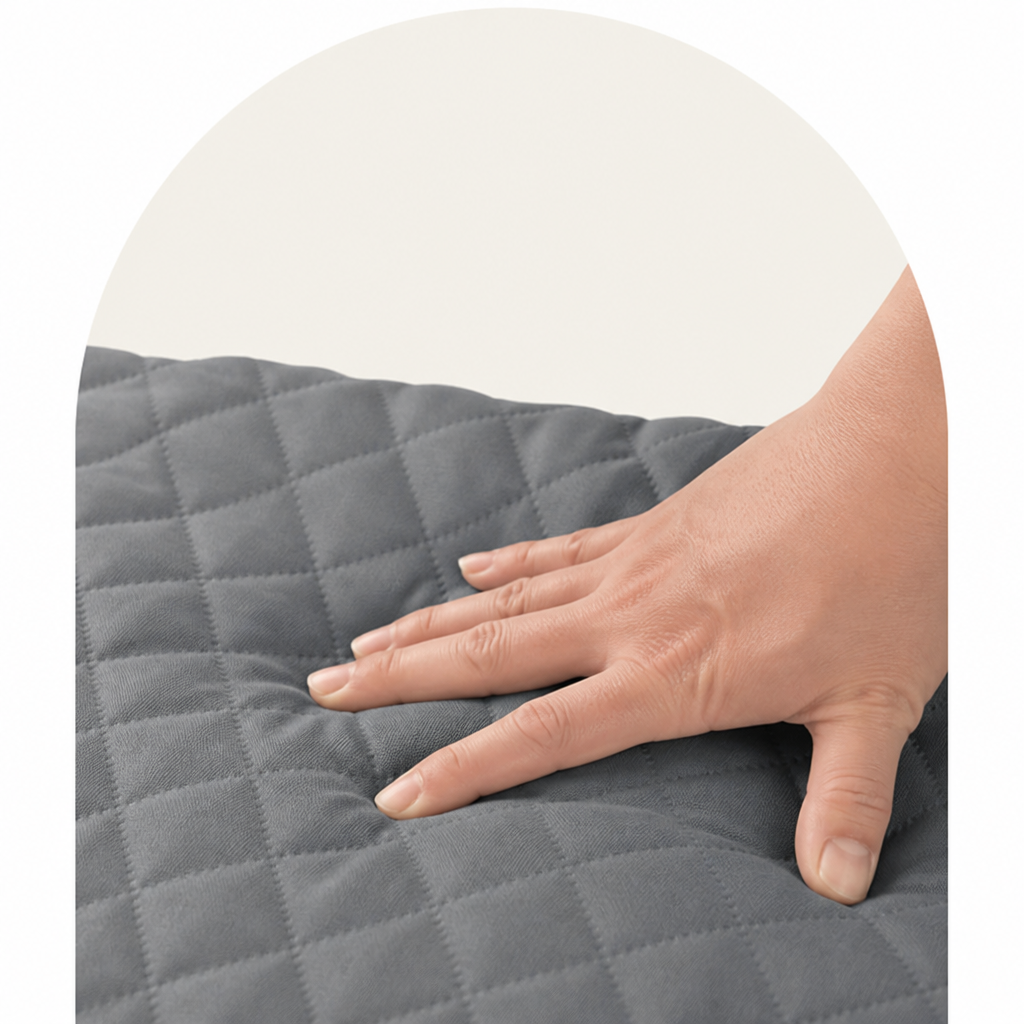 DogBedHouse Heavy-Duty 600D Oxford Waterproof & Non-Slip Back Seat Cover (Zippered Seat Access)