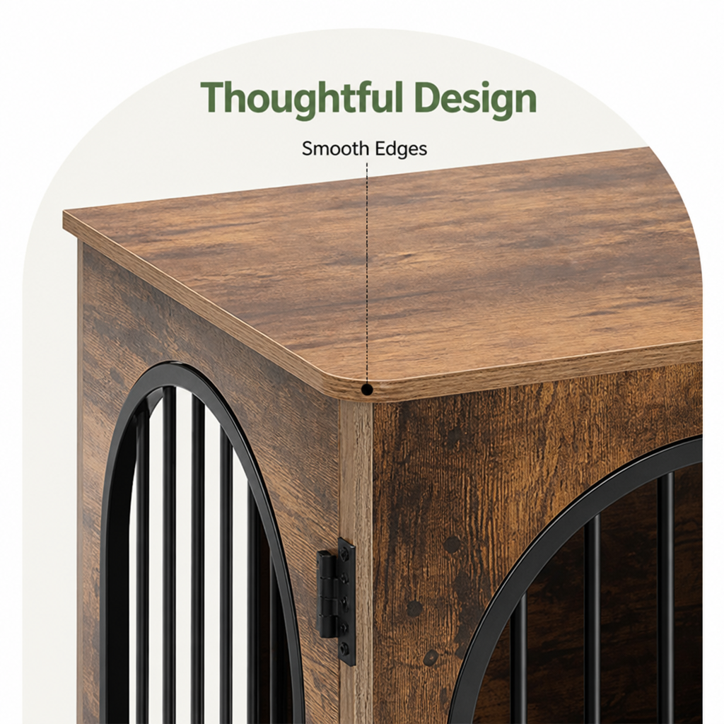 DogBedHouse Heavy-Duty Anti-Escape Dog Crate