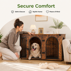 DogBedHouse Heavy-Duty Anti-Escape Dog Crate
