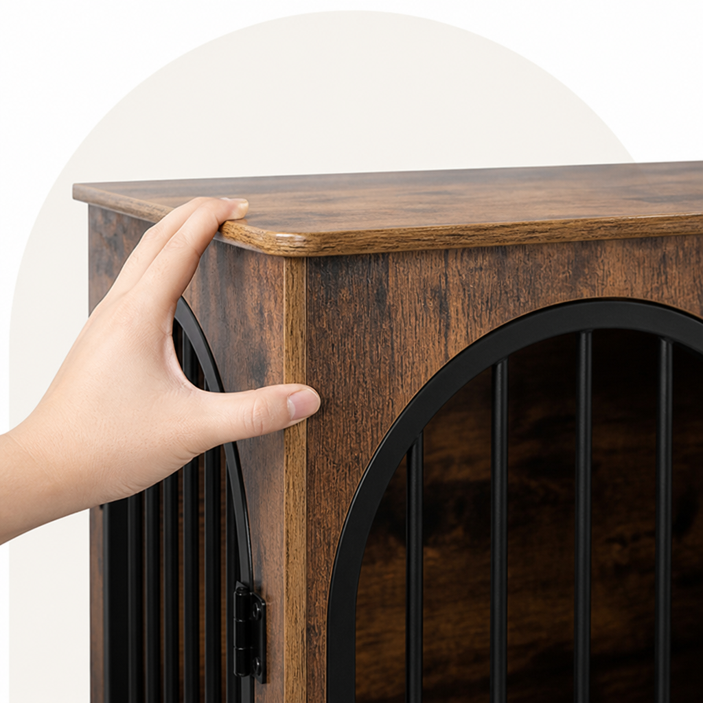 DogBedHouse Heavy-Duty Anti-Escape Dog Crate